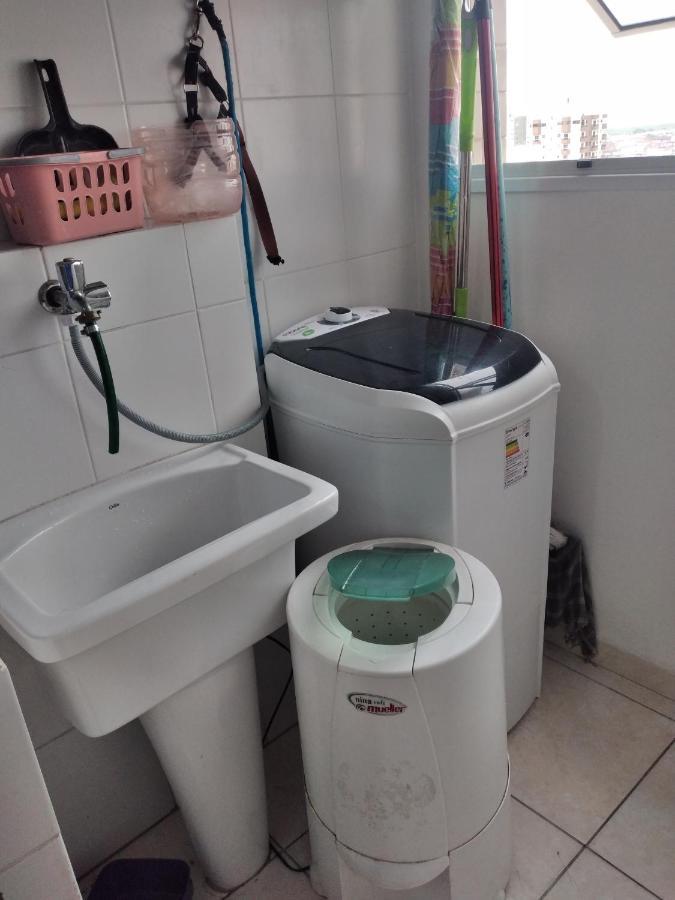 Lindo Apartamento Novo Praia Grande Ocian 50 Metros Da Praia Bagian luar foto