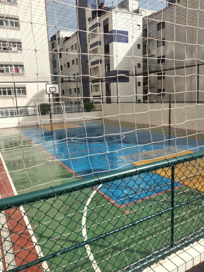Lindo Apartamento Novo Praia Grande Ocian 50 Metros Da Praia Bagian luar foto